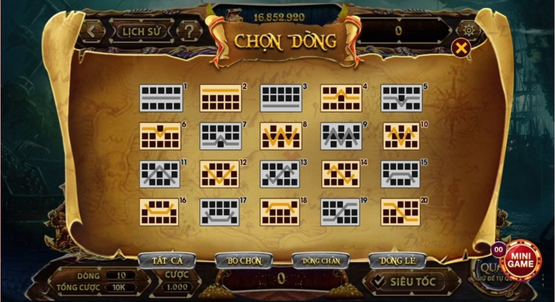 nguyen tac xuong tien cuoc game no hu Pirate King