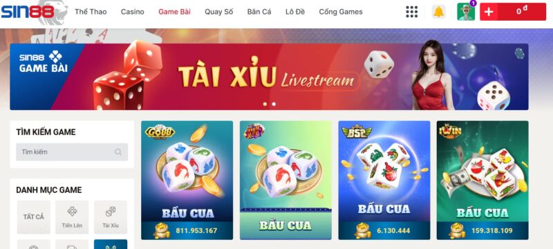 Bầu cua Sin88: Mini game hot hit nhất dịp Tết đến Xuân về