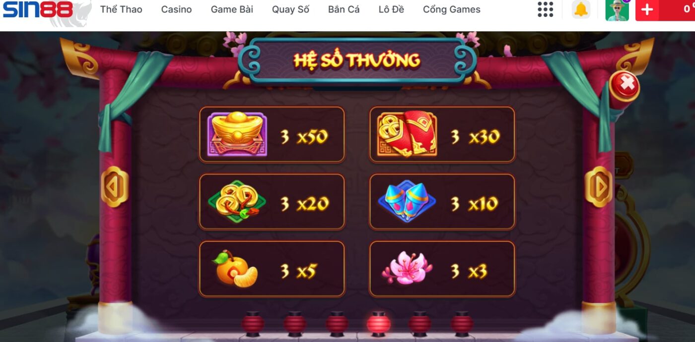 Nổ Hũ Ất Tỵ Phú Quý Tại Sin88 – Slot game hot hit nhất mùa xuân 2025